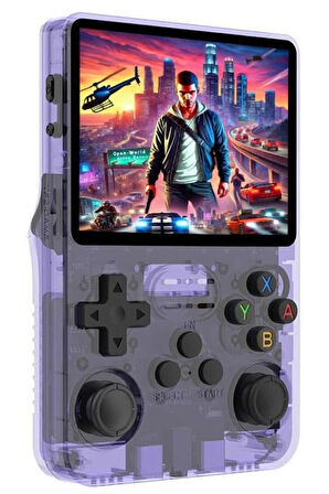 R36S Ips EKRAN/21.500 OYUN/3.500MAH/64GB Hafıza/3.5 Inç Ekran/retro Atari Gampad Oyun Konsolu