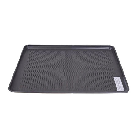 Almetal AL-DFT.P.K.40.60 Teflon Kaplamalı Alüminyum Delikli Kaplamalı Döner Fırın Tavası 1,5 mm 40x60 cm