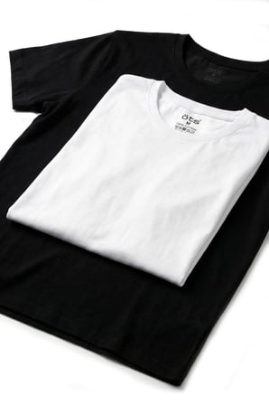 Öts Erkek T-Shirt Kapalı Yaka Yarım Kollu (%100 Pamuk)