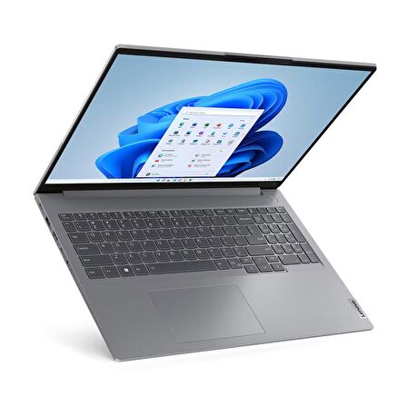 Lenovo Thinkbook 16 Gen6 AMD Ryzen 7 7730U 32GB 1TB SSD AMD Radeon™ Graphics Freedos 16" Wuxga 300NIT Taşınabilir Bilgisayar 21KK000WTRF05 + Zetta Çanta