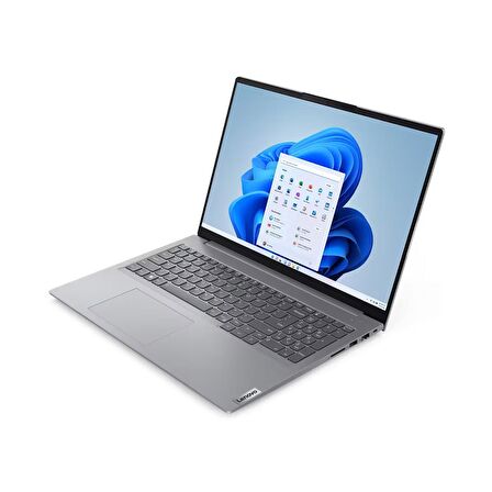 Lenovo Thinkbook 16 Gen6 AMD Ryzen 7 7730U 64GB 2TB SSD AMD Radeon™ Graphics Windows 11 Pro 16" Wuxga 300NIT Taşınabilir Bilgisayar 21KK000WTRP09 + Zetta Çanta