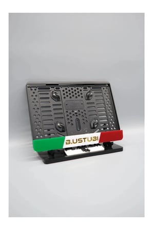 Italya Temalı Kişiye Özel Gold Isimli Pleksi Motor Plakalık