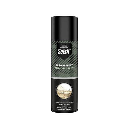 Selsil Şeffaf Silikon Sprey 500 Ml Yağlayıcı Etkili Yüksek Kalite Silikon İçeren Ürün