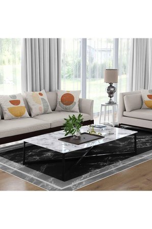 Kaymaz Taban Yıkanabilir Halı – Mutfak, Salon, Yatak Odası için Modern Dijital Baskı Halı (SLNHALI66