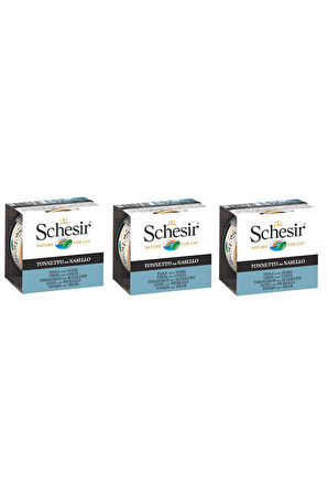 Schesir Ton ve Barlam Balıklı Kedi Konservesi 85 Gr. X 3 Adet