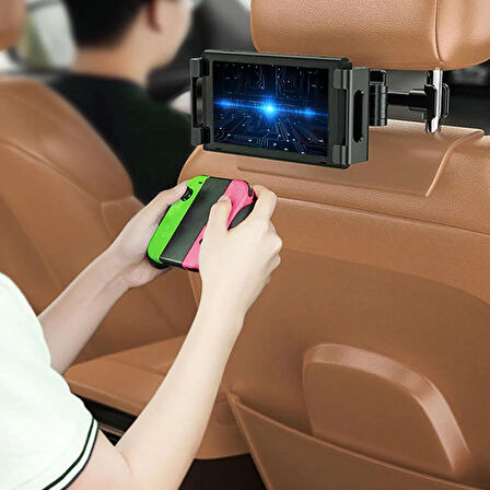 Araç Araba Arka Koltuk Tablet Telefon Tutucu 360° Dönüş| SUV Kamyon Otomobil Uyumlu | Kolay Kurulum