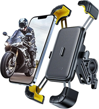 İphone,Samsung Uyumlu Gidon telefon tutucu bisiklet Bebek arabası-scooter-Koşu bandı-Telefon tutucu