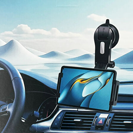Araba,Araç Oto Araç içi Araç Cam Tablet tutucu Apple iPad Pro,Tab S9 Ultra,Matepad 11,Tab P11 Tutucu