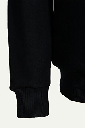 Antramelanj Erkek Bisiklet Yaka Logo Nakışlı 3 İplik Çift Renk Sweatshirt NCS JEANS 1624