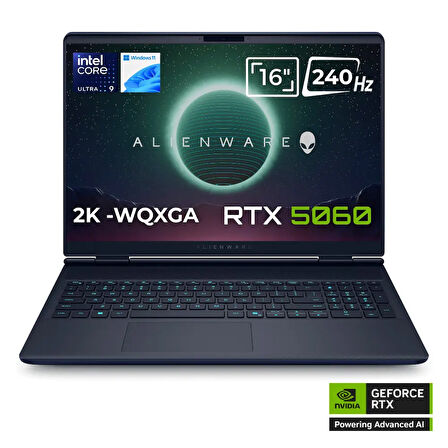 Dell Alienware 16X Aurora AC16251 Ultra 9 275HX 16GB 1TB SSD 8GB RTX5060 115W 16 WQXGA 240Hz Windows 11