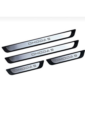 CHERY OMODA 5 OLD KROM KAPI EŞİĞİ 4 PARÇA PASLANMAZ ÇELİK