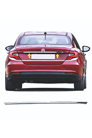 FİAT EGEA 2015+ KROM YAZILI BAGAJ ÇITASI PASLANMAZ ÇELİK