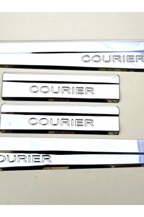 FORD COURİER 2014 VE ÜZERİ MODELLER KROM KAPI EŞİĞİ 4 PARÇA PASLANMAZ ÇELİK
