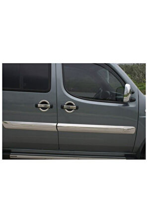 FİAT DOBLO 2000-2010 MODEL ARASI KROM KAPI KOLU 4 KAPI 12 PARÇA PASLANMAZ ÇELİK