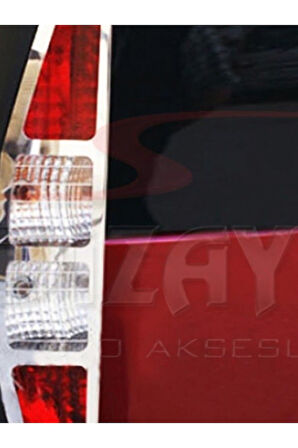 FİAT DOBLO 2000-2005 MODEL ARASI KROM STOP ÇERÇEVESİ 2 PARÇA PASLANMAZ ÇELİK