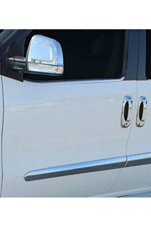 FİAT DOBLO 2010 VE ÜZERİ MODELLER KROM KAPI KOLU 4 KAPI 8 PARÇA PASLANMAZ ÇELİK