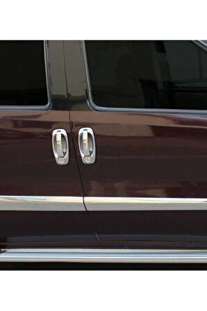 FİAT DOBLO 2010 VE ÜZERİ MODELLER KROM YAN KAPI ÇITASI 4 PARÇA PASLANMAZ ÇELİK