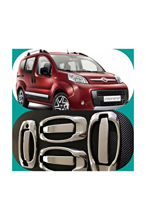 FİAT FİORİNO 2008 VE ÜZERİ MODELLER KROM KAPI KOLU 4 KAPI 8 PARÇA PASLANMAZ ÇELİK
