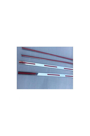 FİAT FİORİNO 2008 VE ÜZERİ MODELLER KROM KAPI RAYI SÜRGÜ ÇITASI 4 PARÇA PASLANMAZ ÇELİK