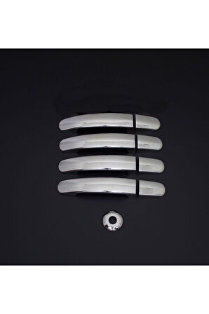 FORD TRANSİT 2014 VE ÜZERİ MODELLER KROM KAPI KOLU 4 KAPI 9 PARÇA PASLANMAZ ÇELİK