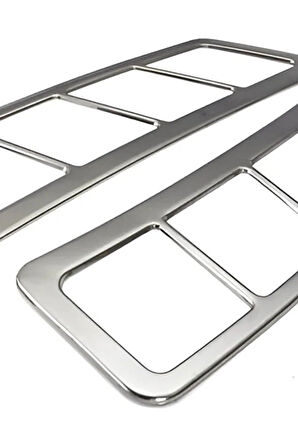 FORD TRANSİT 2014 VE ÜZERİ MODELLER KROM KAPUT HAVALANDIRMA ÇERÇEVESİ 2 PARÇA PASLANMAZ ÇELİK