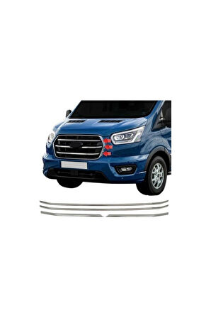 TRANSİT 2019 VE ÜZERİ MODELLER KROM ÖN PANJUR ÇERÇEVESİ 4 PARÇA PASLANMAZ ÇELİK