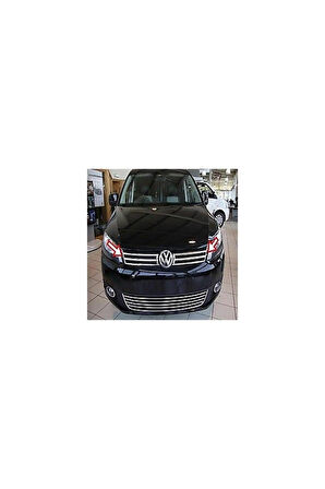 VW CADDY 2010-2014 MODEL ARASI KROM ÖN PANJUR 2 PARÇA PASLANMAZ ÇELİK