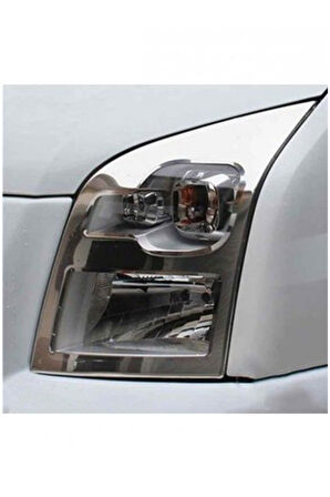 FORD TRANSİT 2007-2013 MODEL ARASI KROM FAR ÇERÇEVESİ 2 PARÇA PASLANMAZ ÇELİK