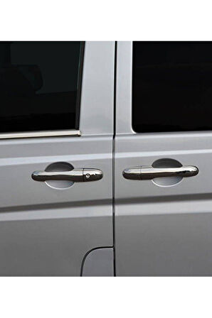 MERCEDES VİTO 639 2003-2013 MODEL ARASI KROM KAPI KOLU 3 KAPI PASLANMAZ ÇELİK