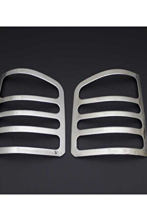 VW TRANSPORTER T-5 2003-2014 MODEL ARASI KROM STOP ÇERÇEVESİ 2 PARÇA PASLANMAZ ÇELİK