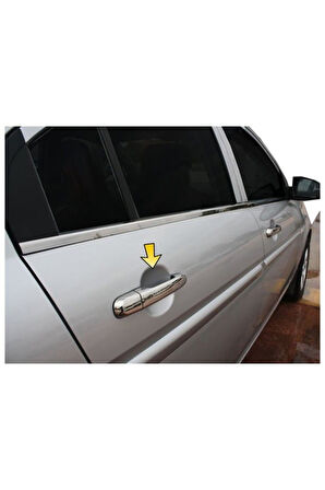 HYUNDAİ ERA 2005-2011 MODEL ARASI KROM KAPI KOLU 4 KAPI 8 PARÇA PASLANMAZ ÇELİK