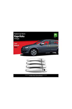 OPEL ASTRA -H KASA 2004-2010 MODEL ARASI KROM KAPI KOLU 4 KAPI 8 PARÇA PASLANMAZ ÇELİK
