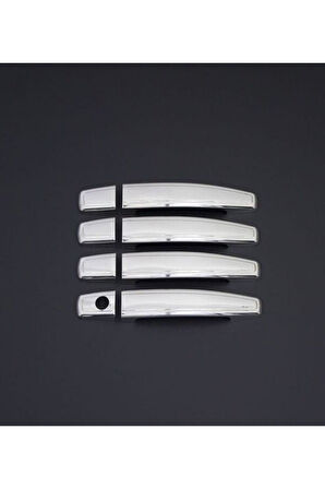 OPEL CORSA -D KASA 2007-2014 MODEL ARASI KROM KAPI KOLU 4 KAPI 8 PARÇA PASLANMAZ ÇELİK