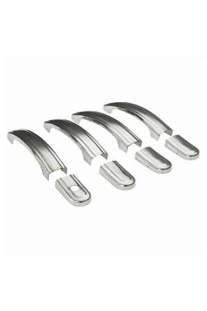FORD FİESTA 2002-2008 MODEL ARASI KROM KAPI KOLU 4 KAPI 8 PARÇA PASLANMAZ ÇELİK