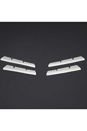 RENAULT MEGANE-2 2007-2010 MODEL ARASI KROM ÖN PANJUR 4 PARÇA PASLANMAZ ÇELİK