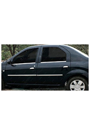 DACİA LOGAN 2005-2017 MODELLER ARASI KROM CAM ÇITASI 4 PARÇA PASLANMAZ ÇELİK