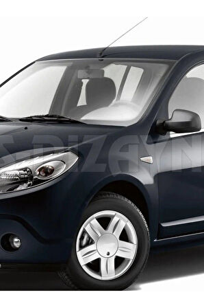 DACİA SANDERO 2008-2012 MODELLER ARASI KROM CAM ÇITASI 4 PARÇA PASLANMAZ ÇELİK