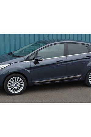 FORD FİESTA 2009-2017 MODELLER ARASI KROM CAM ÇITASI 8 PARÇA PASLANMAZ ÇELİK