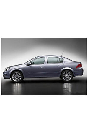OPEL ASTRA H KASA SEDAN 2004-2011 MODELLER ARASI KROM CAM ÇITASI 4 PARÇA PASLANMAZ ÇELİK