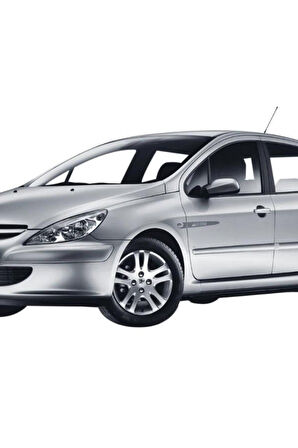 PEUGEOT 307 2001-2008 MODELLER ARASI KROM CAM ÇITASI 4 PARÇA PASLANMAZ ÇELİK