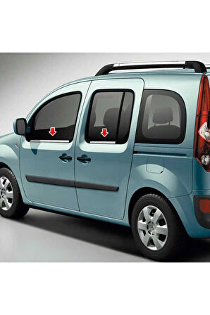 RENAULT KANGOO 2008-2023 MODELLER ARASI KROM CAM ÇITASI 4 PARÇA PASLANMAZ ÇELİK