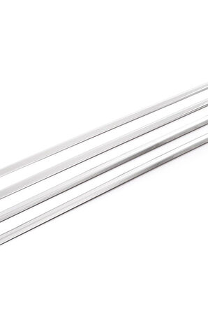 VW PASSAT B6 3C 2005-2011 MODELLER ARASI KROM CAM ÇITASI 4 PARÇA PASLANMAZ ÇELİK