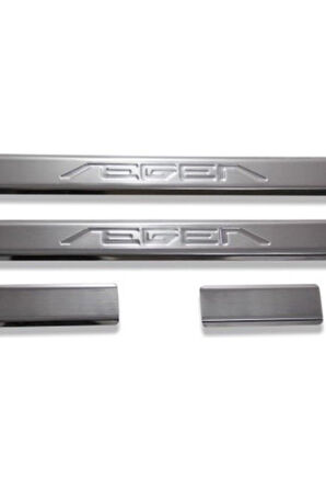 FİAT EGEA 2015 VE ÜZERİ MODELLER KROM KAPI EŞİĞİ 4 PARÇA PASLANMAZ ÇELİK