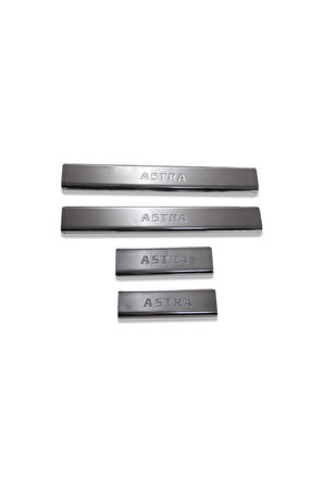 OPEL ASTRA J KASA 2012-2015 MODELLER ARASI KROM KAPI EŞİĞİ 4 PARÇA PASLANMAZ ÇELİK