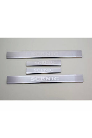 Kapı Eşiği Krom 4 Parça Scenic Mpv 1996-2003 Arası Modeller Için