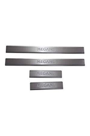 RENAULT MEGANE -4 2016 VE ÜZERİ MODELLER KROM KAPI EŞİĞİ 4 PARÇA PASLANMAZ ÇELİK