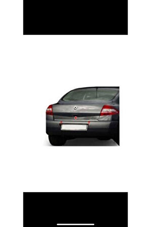 RENAULT MEGANE - 2 SEDAN 2004-2010 MODELLER ARASI KROM BAGAJ ALT ÇITASI PASLANMAZ ÇELİK