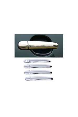 VOLKSWAGEN BORA 1998-2004 MODELLER ARASI KROM KAPI KOLU 4 KAPI PASLANMAZ ÇELİK