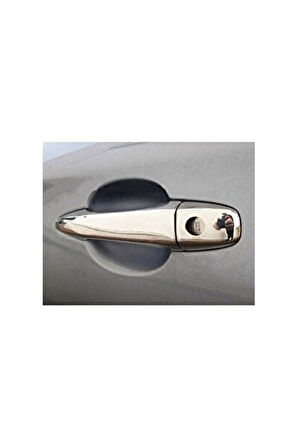 CİTROEN C ELYSEE 2012-2019 MODELLER ARASI KROM KAPI KOLU 4 KAPI PASLANMAZ ÇELİK