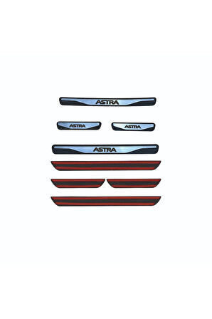 ASTRA K KAPI EŞİĞİ 2018-2021 NEW KROM KAPI EŞİĞİ 4 PARÇA PASLANMAZ ÇELİK